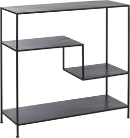 J-Line rek 3 Niveaus - metaal - zwart