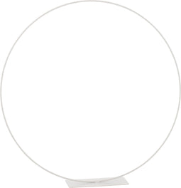 J-Line Ring Op Voet Metaal Wit Medium