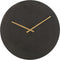 J-Line Rond klok - metaal - zwart - small - Ø 37 cm - woonaccessoires