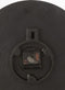 J-Line Rond klok - metaal - zwart - small - Ø 37 cm - woonaccessoires
