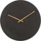 J-Line Rond klok - metaal - zwart - small - Ø 37 cm - woonaccessoires