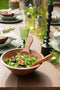 J-Line salade serveerder Acacia - hout - naturel - 2 stuks
