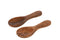 J-Line salade serveerder Acacia - hout - naturel - 2 stuks
