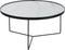 J-Line salontafel Rond Marmer - ijzer -zwart/wit