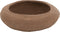 J-Line schaal Rond Papier - karton/papier maché - bruin