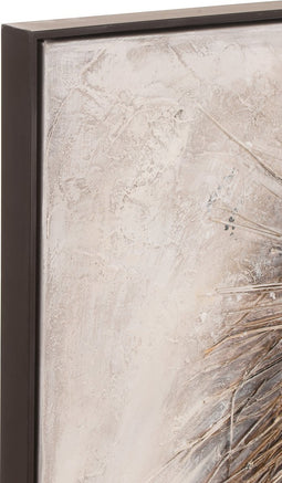 J-Line schilderij Leeuw - canvas/hout - bruin