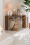 J-Line Set Van 2 Console Met Schap Gerecycleerd Teak Naturel