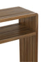 J-Line Set Van 2 Console Met Schap Gerecycleerd Teak Naturel