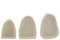 J-Line Set Van Drie Wandrekken Papier Mache Wit