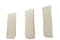 J-Line Set Van Drie Wandrekken Papier Mache Wit