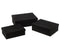 J-Line Set Van3 Dozen Rechthoekig Fluweel Papier Zwart