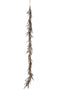 J-Line slinger Deco - losse veren - zilver