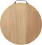 J-Line snijplank Rond - hout - naturel - small