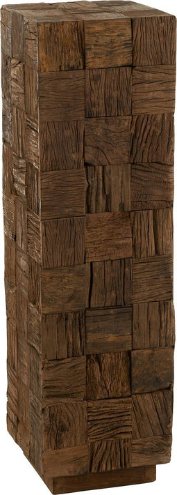 J-Line sokkel - hout - naturel - large