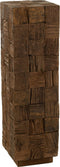 J-Line sokkel - hout - naturel - large