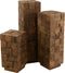 J-Line sokkel - hout - naturel - large