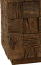 J-Line sokkel - hout - naturel - large