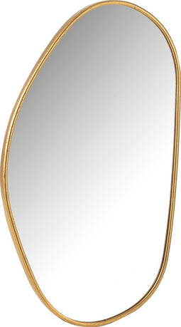 J-Line spiegel Abstract - glas - goud - large - 45 x 80 cm