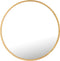 J-Line spiegel Mona Rond - ijzer/glas - goud - medium - Ø 50 cm