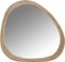 J-Line spiegel Onregelmatig - hout - small - Ø 64 cm