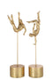 J-Line Sportmannen Op Voet Poly Goud Assortiment Van 2
