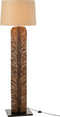 J-Line Staande Lamp Foresta Blad Hout Bruin L