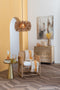 J-Line stoel + kussen Casablanca - jute - naturel