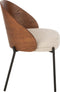 J-Line stoel Londe - multiplex/metaal - bruin/beige