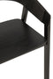 J-Line stoel Naga - essenhout/touw - zwart
