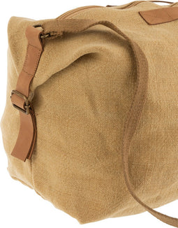 J-Line strandtas Gewassen - jute - beige