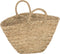 J-Line strandtas kort handvatten - jute - naturel