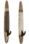 J-Line tafel Lurne - hout - naturel - set van 2