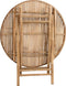 J-Line tafel Plooibaar Rond - bamboe - naturel
