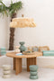 J-Line tafel Rond Teak - hout - naturel