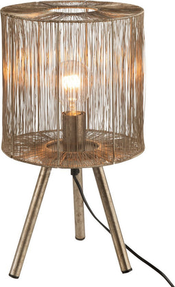 J-Line tafellamp - metaal Antiek - bruin - small