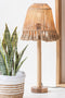 J-Line tafellamp Mila - jute - beige