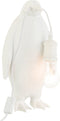 J-Line tafellamp Pinguïn - polyresin - wit - small