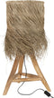 J-Line tafellamp Rafi - jute - hout - naturel