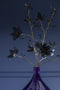 J-Line Tak Clematis Plastiek Donker Blauw/Goud