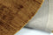 J-Line tapijt Rond Handgemaakt - viscose - bruin