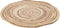 J-Line tapijt Rond - jute - beige/bruin