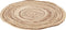 J-Line tapijt Rond - jute - beige/bruin