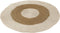 J-Line tapijt rond - zeegras - wit/naturel - large