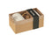 J-Line Tas Bericht Bonheur Porselein Wit / Goud Assortiment Van 2