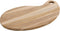 J-Line Terong Teak snijplank - hout - naturel - large - woonaccessoires
