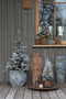 J-Line theelichthouder - glas - grijs - small - 3 stuks