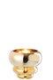 J-Line theelichthouder/vaas Julia - glas - goud