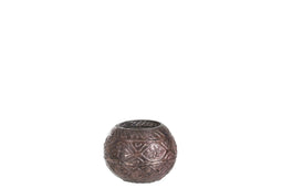 J-Line Tlh Bal Boho Glas Antiek Zalm