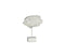 J-Line decoratie Tropische Vis Op Voet - polyresin - zilver