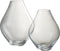 J-Line vaas Abby - glas - transparant - large - 28 cm hoog